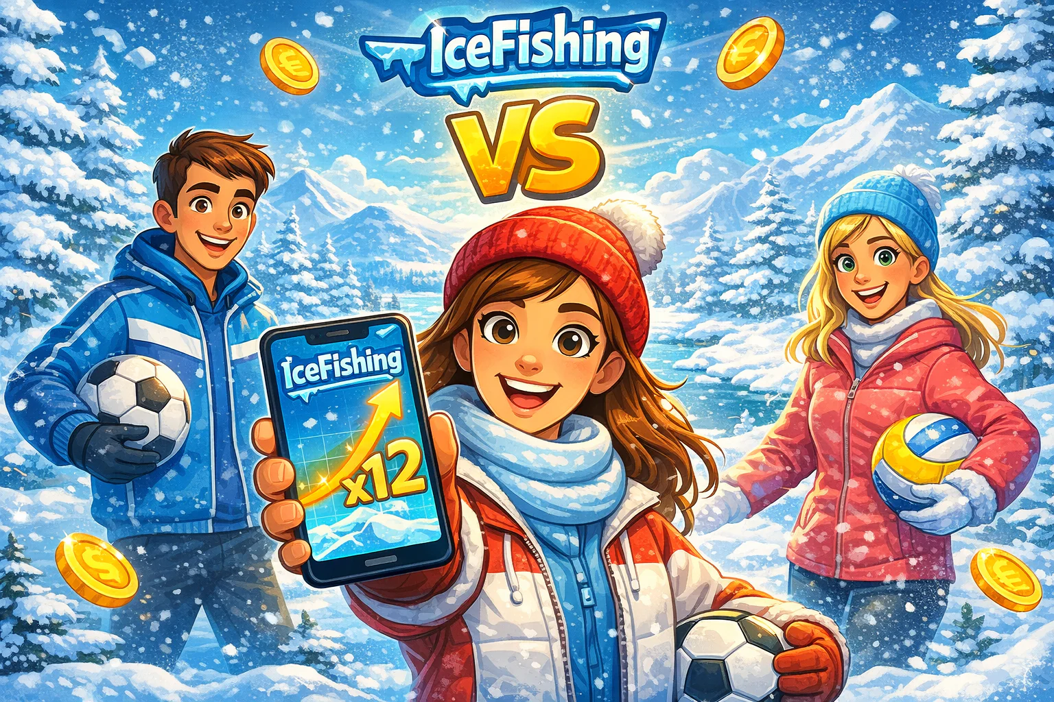 Ice Fishing vs Football & Volleyball: Why a Pickaxe Beats a Ball Every Time 🎣⚽🥎✨